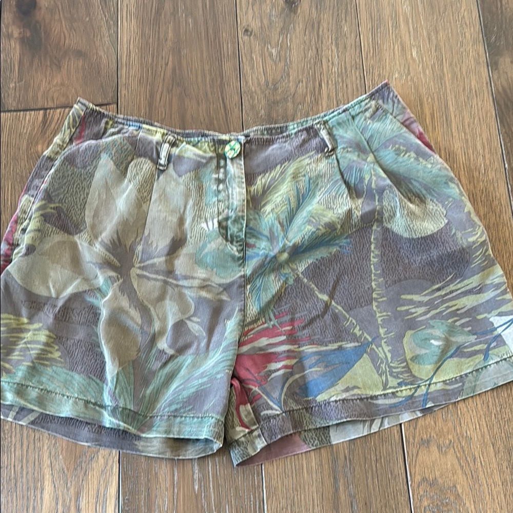 Women's Multicolor Patterned Shorts